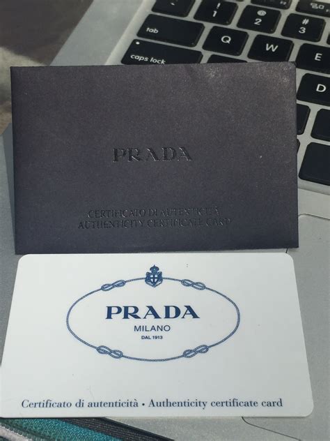 fake prada moon purse|authenticity card prada.